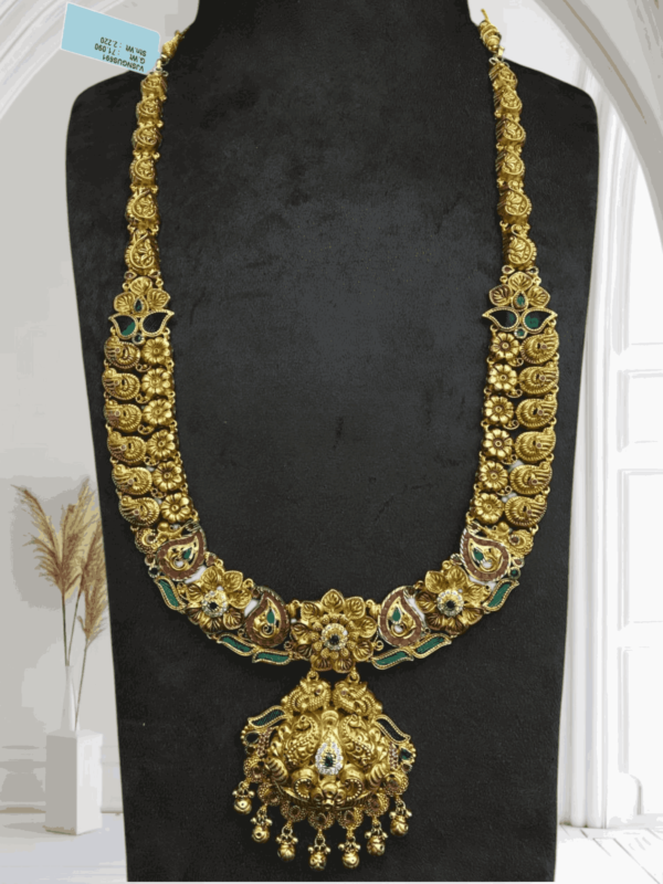 71 grams gold long haram designs
