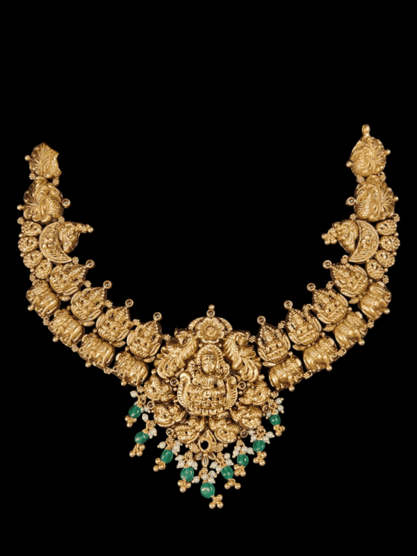 35 grams gold necklace designs with price in india