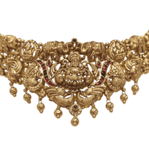 Yellow gold latest choker designs