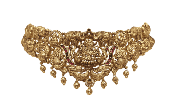 Yellow gold latest choker designs