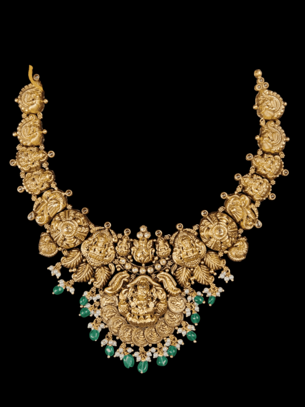 34 grams gold necklace designs