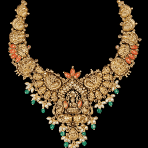 Women 45 grams gold necklace designs