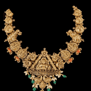 35 grams gold necklace designs with weight