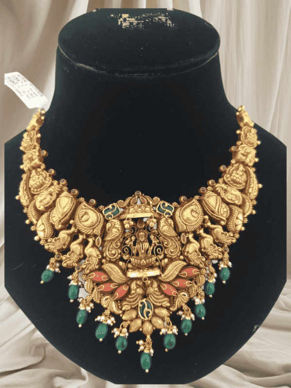 40 grams gold necklace designs with weight