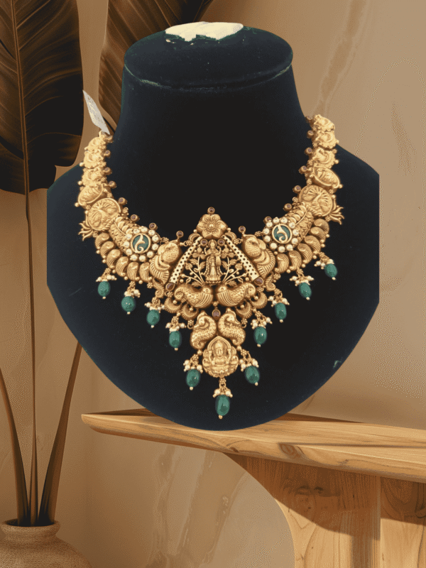 40 grams gold necklace designs with price