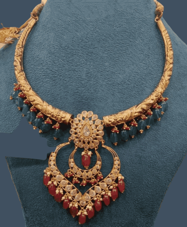 19 grams gold necklace kanti designs in telugu