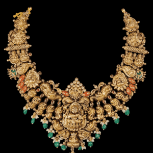 44 grams gold necklace designs