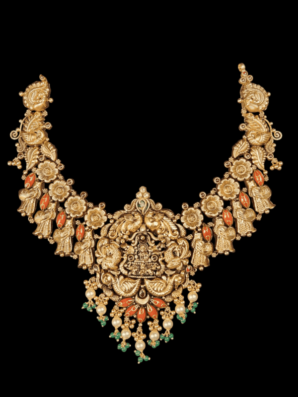 Necklace designs in gold 44 grams