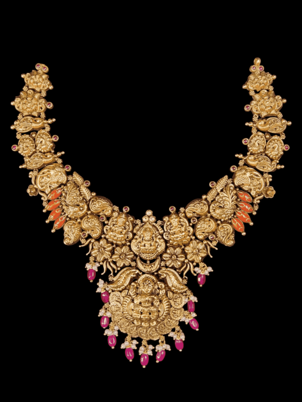 38 grams gold necklace designs