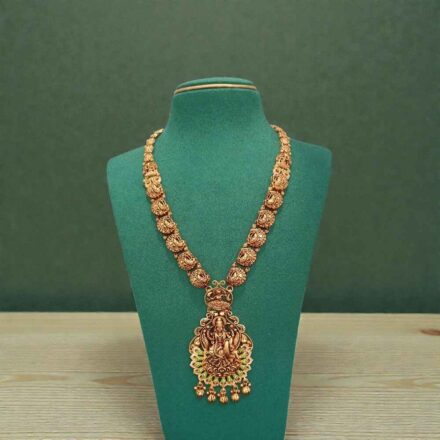 45 Grams Gold Long Haram Designs