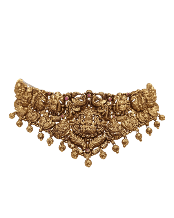 26 grams gold choker designs