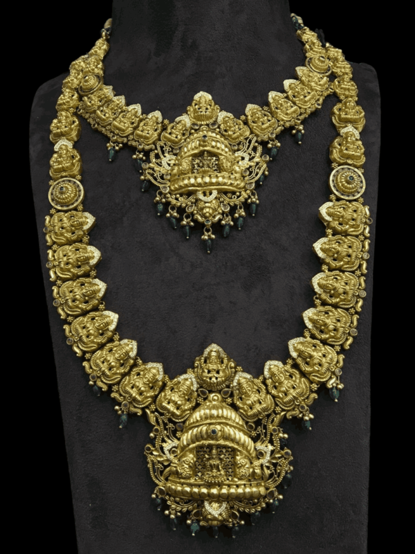 latest antique gold jewellery designs in india