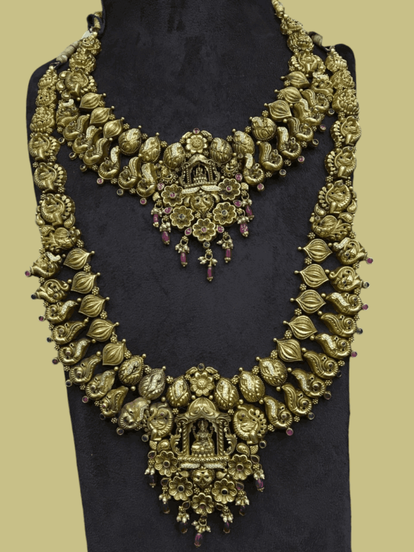 46 grams gold necklace designs with weight