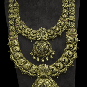 Women 50 grams gold necklace designs
