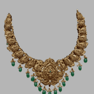 18 gram gold necklace designs with price in india