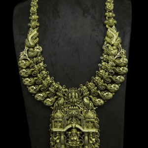 yellow gold south indian jewellery design